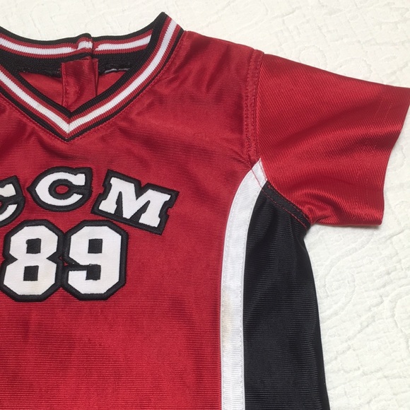 12m (4/$20) Sports Jersey Styled Tee by CCM - Picture 5 of 13